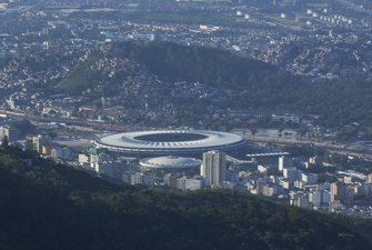 The football stadium of Maracana in Rio de Janeiro