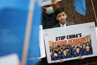 Uyghurs demonstrate in Washington