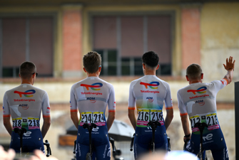 The TotalEnergies cycling team