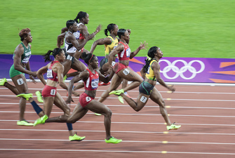 Runners at the London Olympics